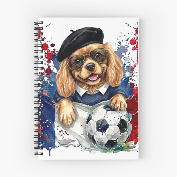Item preview, Cavalier King Charles spaniel ruby World Cup France Suppawters designed and sold by The Suppawters.