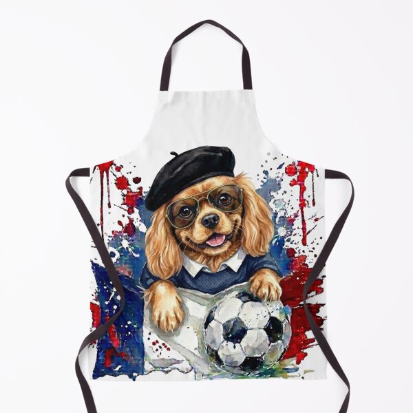 Item preview, Cavalier King Charles spaniel ruby World Cup France Suppawters designed and sold by The Suppawters.