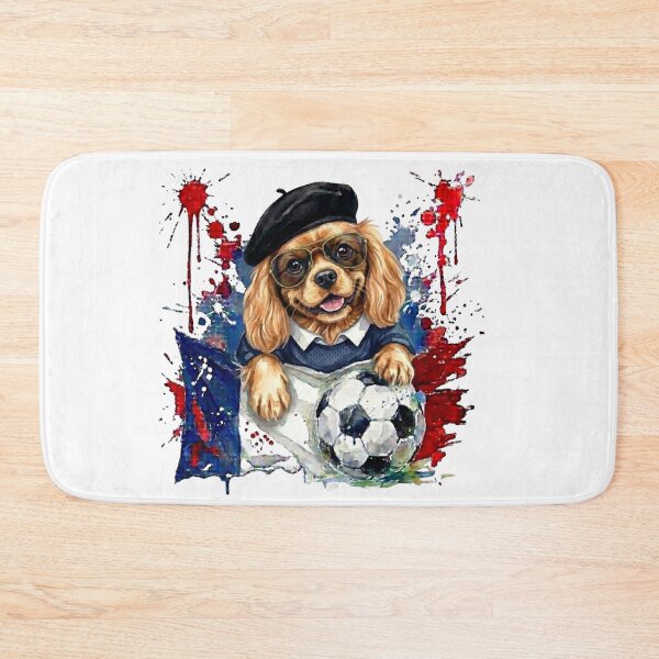 Item preview, Cavalier King Charles spaniel ruby World Cup France Suppawters designed and sold by The Suppawters.