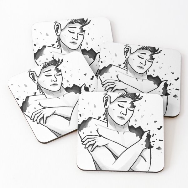 Item preview, Broken - Black and White Illustration  designed and sold by SketchFanatic.