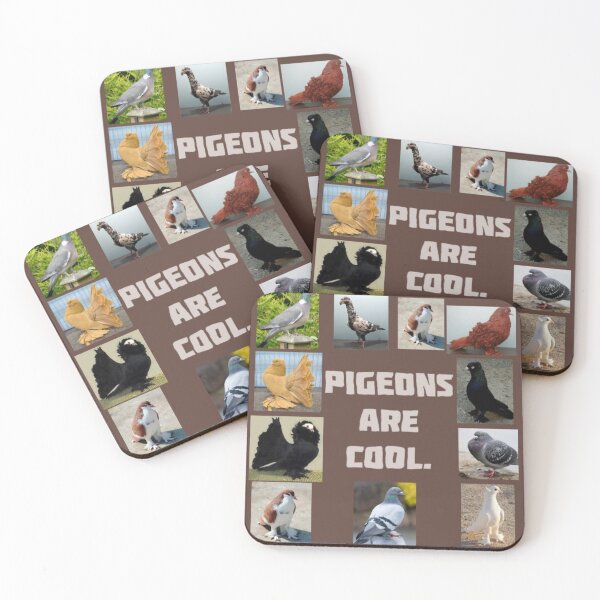 Item preview, "Pigeons are cool." Design. designed and sold by Freakcreations9.
