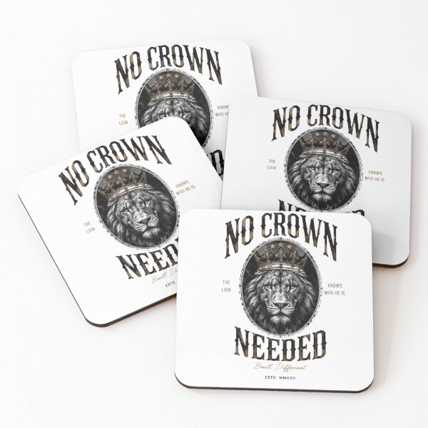 Item preview, No Crown Needed – Lion King Confidence Graphic Design designed and sold by novaduman.