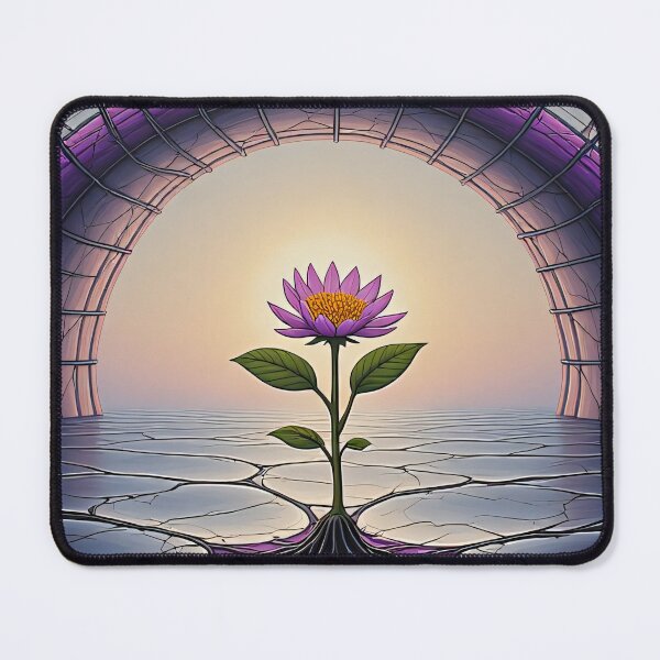 Item preview, Flower grows under futuristic archway designed and sold by Mianku | Für das Leben.
