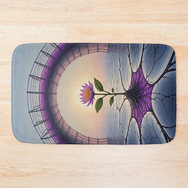 Item preview, Flower grows under futuristic archway designed and sold by Mianku | Für das Leben.