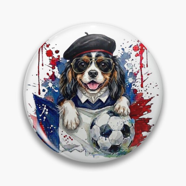 Item preview, Cavalier King Charles spaniel Tri World Cup France Suppawters designed and sold by The Suppawters.