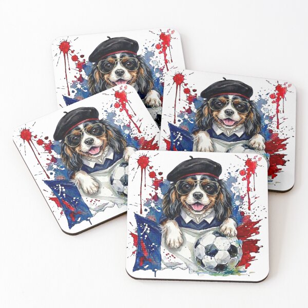 Item preview, Cavalier King Charles spaniel Tri World Cup France Suppawters designed and sold by The Suppawters.