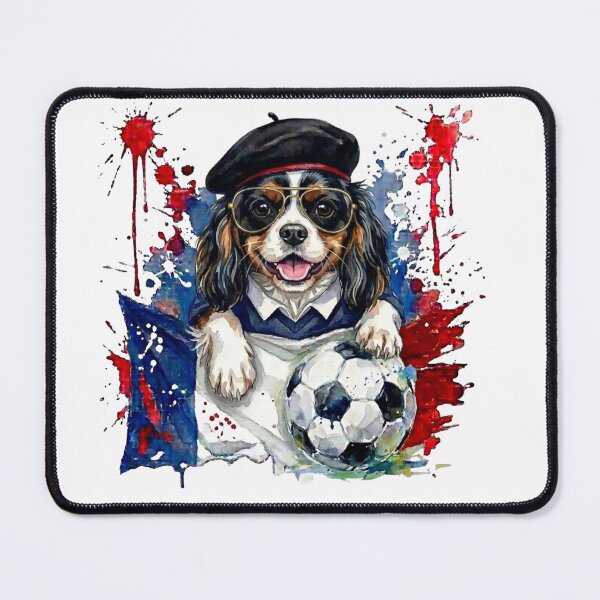 Item preview, Cavalier King Charles spaniel Tri World Cup France Suppawters designed and sold by The Suppawters.