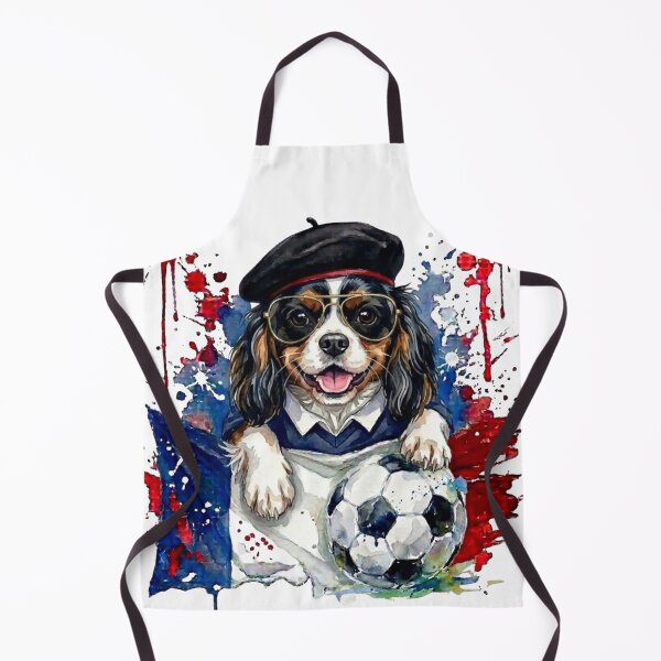 Item preview, Cavalier King Charles spaniel Tri World Cup France Suppawters designed and sold by The Suppawters.
