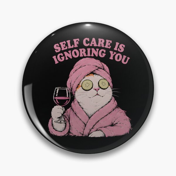 Item preview, Spa Cat Self Care Means Ignoring You Funny Design designed and sold by ChaoticCatIlust.