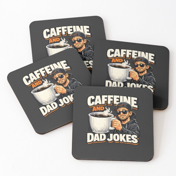 Item preview, Coffee and Dad Jokes Funny Father's Day designed and sold by DREAMBURN™.