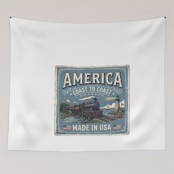 Item preview, Antique Americana Made in USA Patriotic Postcard  designed and sold by Paper Drip.