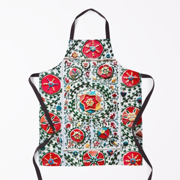 Item preview, Uzbekistan Suzani Floral Pattern designed and sold by Vicky Brago-Mitchell®.