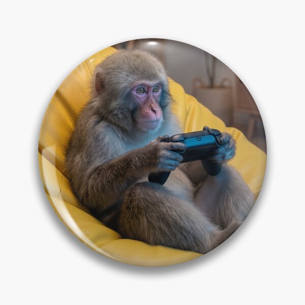 Item preview, Japanese Macaque Gamer designed and sold by Tridentulus.