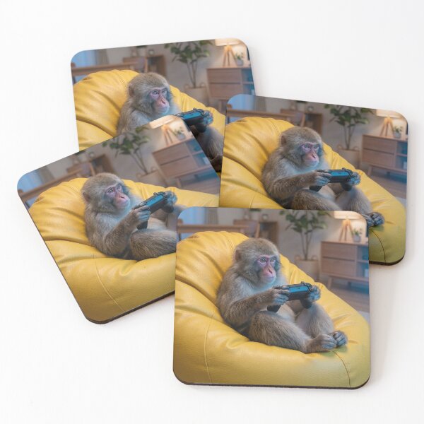 Item preview, Japanese Macaque Gamer designed and sold by Tridentulus.
