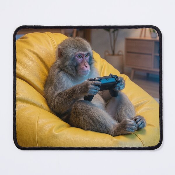 Item preview, Japanese Macaque Gamer designed and sold by Tridentulus.