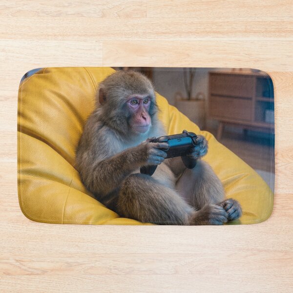 Item preview, Japanese Macaque Gamer designed and sold by Tridentulus.