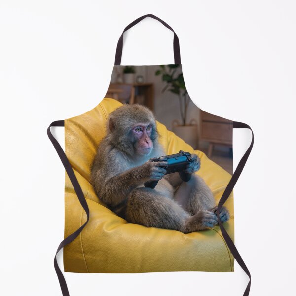 Item preview, Japanese Macaque Gamer designed and sold by Tridentulus.