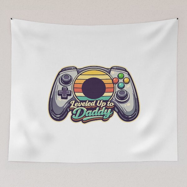 Item preview, Leveled Up to Daddy designed and sold by LuveraxArt.