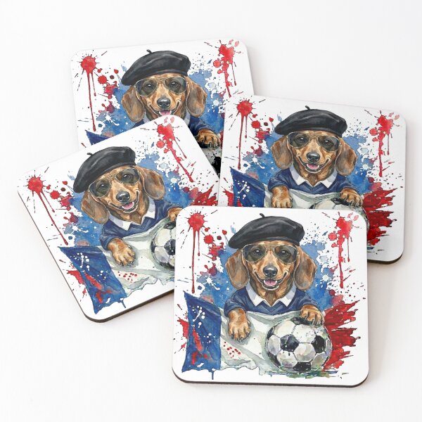 Item preview, Dachshund World Cup France Suppawters designed and sold by The Suppawters.
