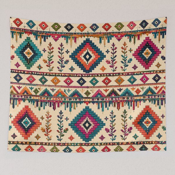 Item preview, Teotitlán Weaving Pattern - Oaxaca, Mexico designed and sold by Myra365Art.