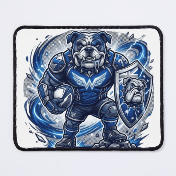 Item preview, Aggressive Bulldog Mascot Design for Rugby Fans designed and sold by JordanInk Studio.