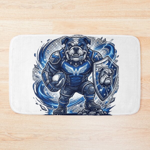 Item preview, Aggressive Bulldog Mascot Design for Rugby Fans designed and sold by JordanInk Studio.