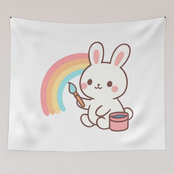 Item preview, Create Your Own Sunshine Bunny - Positive Kawaii Sticker designed and sold by foryouandyours.