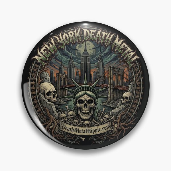 Item preview, New York Death Metal DMH27 designed and sold by Death Metal Hippie.