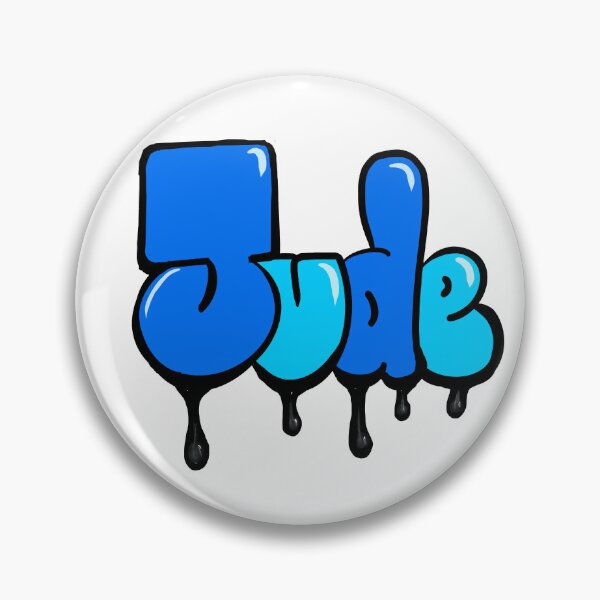 Item preview, Jude Name Personalized Custom Art Retro 70s Typography Vintage Bubble Letters designed and sold by Artonmytee.