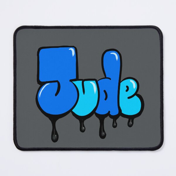Item preview, Jude Name Personalized Custom Art Retro 70s Typography Vintage Bubble Letters designed and sold by Artonmytee.