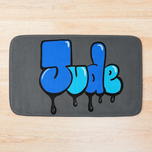 Item preview, Jude Name Personalized Custom Art Retro 70s Typography Vintage Bubble Letters designed and sold by Artonmytee.