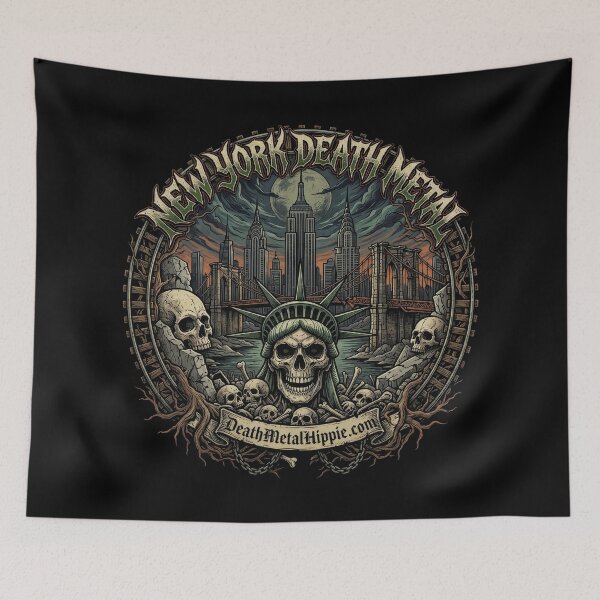 Item preview, New York Death Metal DMH27 designed and sold by Death Metal Hippie.