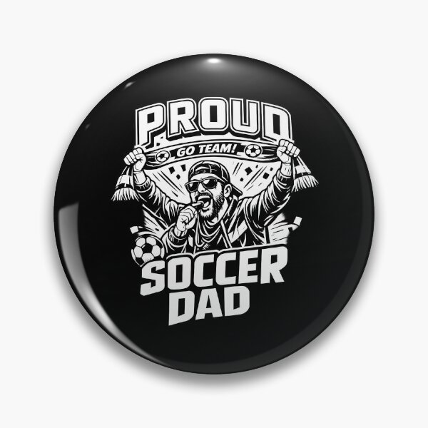Item preview, Proud Soccer Dad Funny Football Fan Father's Day designed and sold by DREAMBURN™.