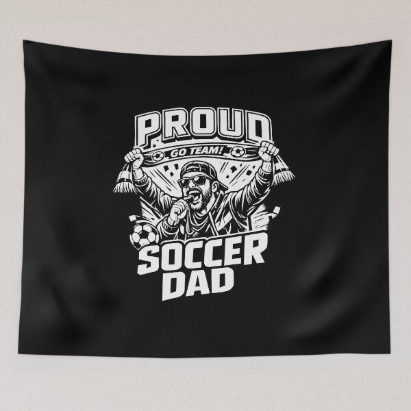 Item preview, Proud Soccer Dad Funny Football Fan Father's Day designed and sold by DREAMBURN™.