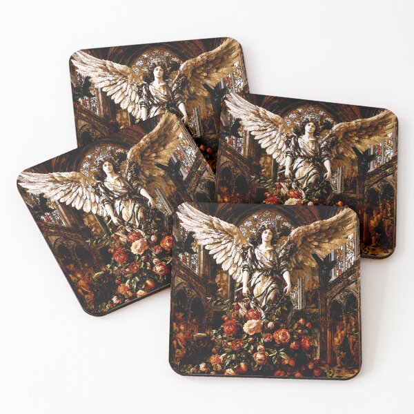 Item preview, Dark Gothic Art &amp; Fine Art Prints (1:1 Square Posters) designed and sold by Cyber-ART-Studio.