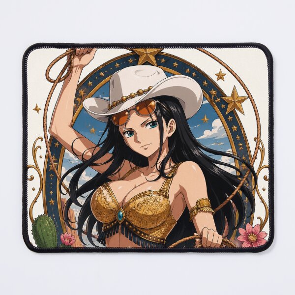 Item preview, Nico Robin Cowgirl Western Anime Art designed and sold by YasiArt.