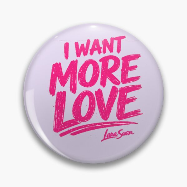 Item preview, I WANT MORE LOVE | Lavender Typography Art | Pink Romantic Lettering designed and sold by BlueberrySwan.