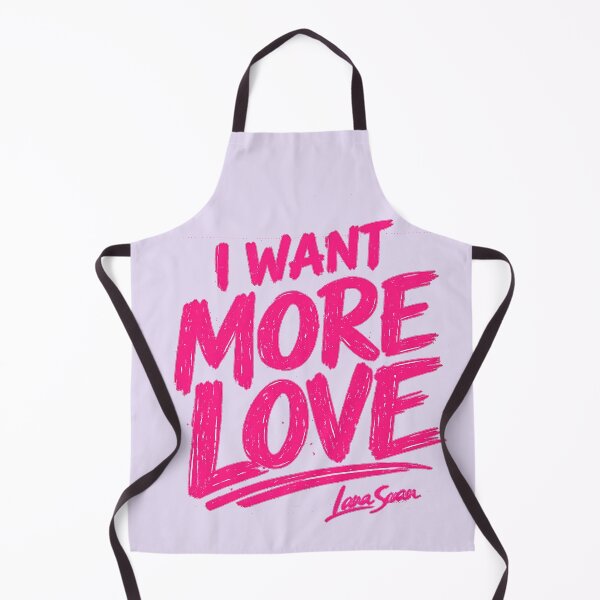 Item preview, I WANT MORE LOVE | Lavender Typography Art | Pink Romantic Lettering designed and sold by BlueberrySwan.