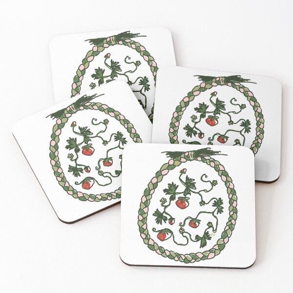 Item preview, Sweetgrass Surrounding Strawberries designed and sold by Tansi Maskwa.