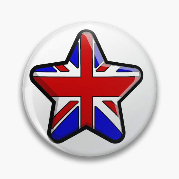 Item preview, BRITSTAR union jack star designed and sold by bratlist.