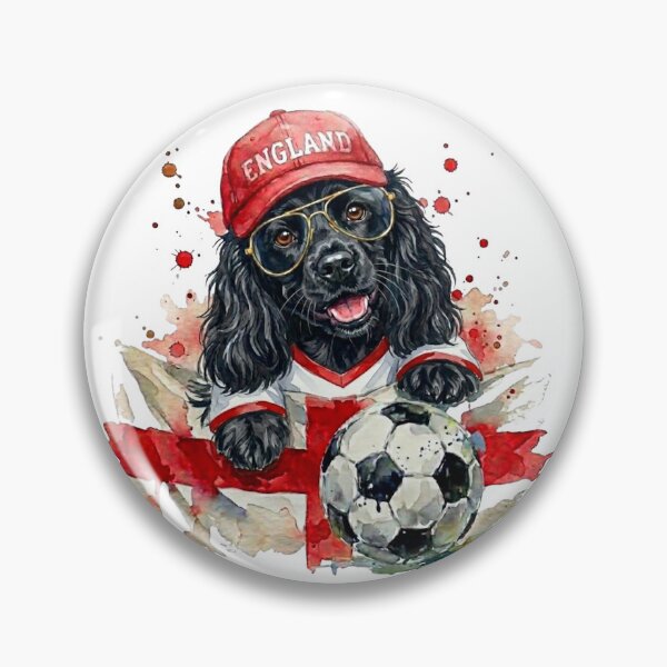 Item preview, Cocker spaniel black World Cup England Suppawters designed and sold by The Suppawters.