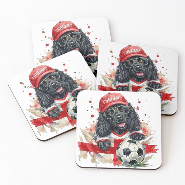 Item preview, Cocker spaniel black World Cup England Suppawters designed and sold by The Suppawters.