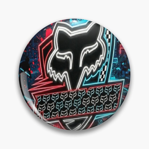 Item preview, Neon Fox Emblem designed and sold by Linders Lucious Looks.
