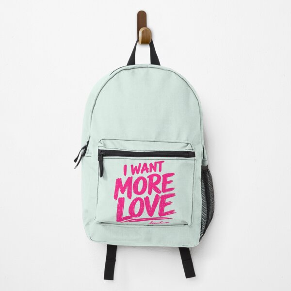 Item preview, I WANT MORE LOVE | Mint Typography Print | Fresh Statement Design designed and sold by Baroness Swan.