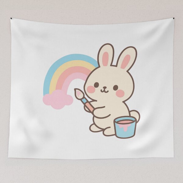 Item preview, Create Your Own Sunshine Bunny - Positive Kawaii Sticker designed and sold by foryouandyours.