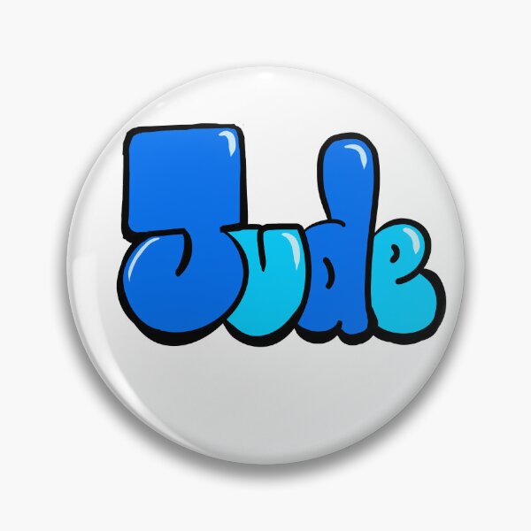 Item preview, Jude Name Personalized Custom Retro 70s Typography Vintage Bubble Letters designed and sold by Artonmytee.