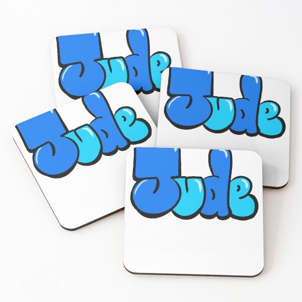 Item preview, Jude Name Personalized Custom Retro 70s Typography Vintage Bubble Letters designed and sold by Artonmytee.