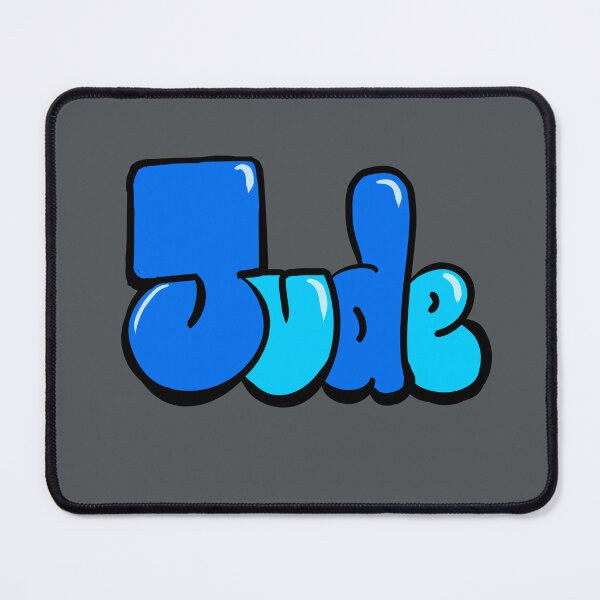 Item preview, Jude Name Personalized Custom Retro 70s Typography Vintage Bubble Letters designed and sold by Artonmytee.