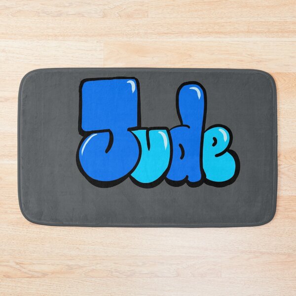 Item preview, Jude Name Personalized Custom Retro 70s Typography Vintage Bubble Letters designed and sold by Artonmytee.