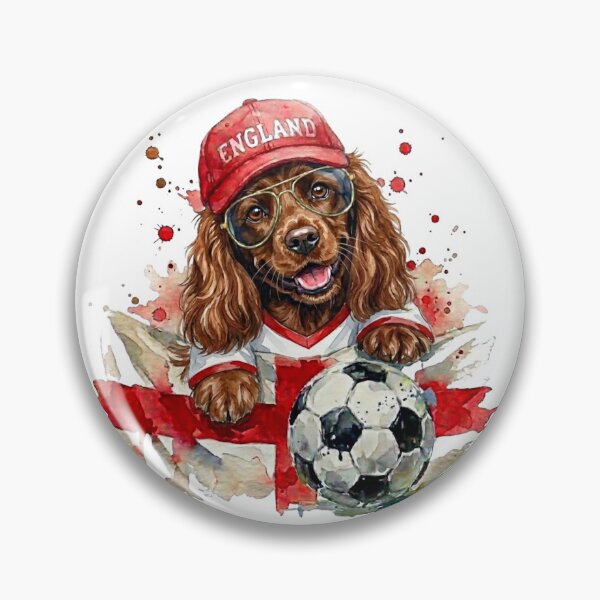 Item preview, Cocker spaniel brown World Cup England Suppawter designed and sold by The Suppawters.
